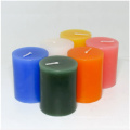 Aoyin Candles Pack of 4 Ivory Pillar Candles Aprox 2X4 Inch